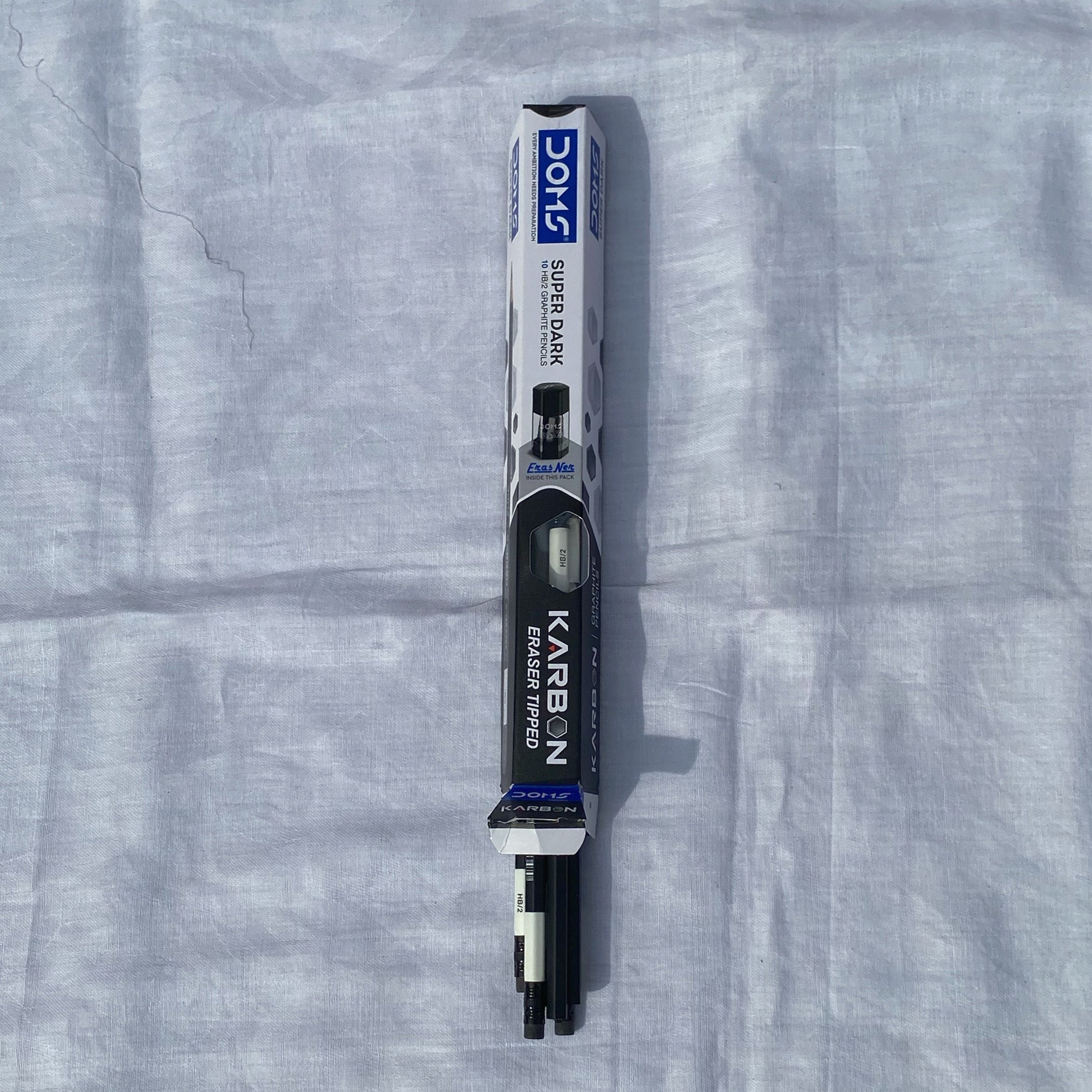 DOMS HB/2 Super Dark graphite Karbon Pencils